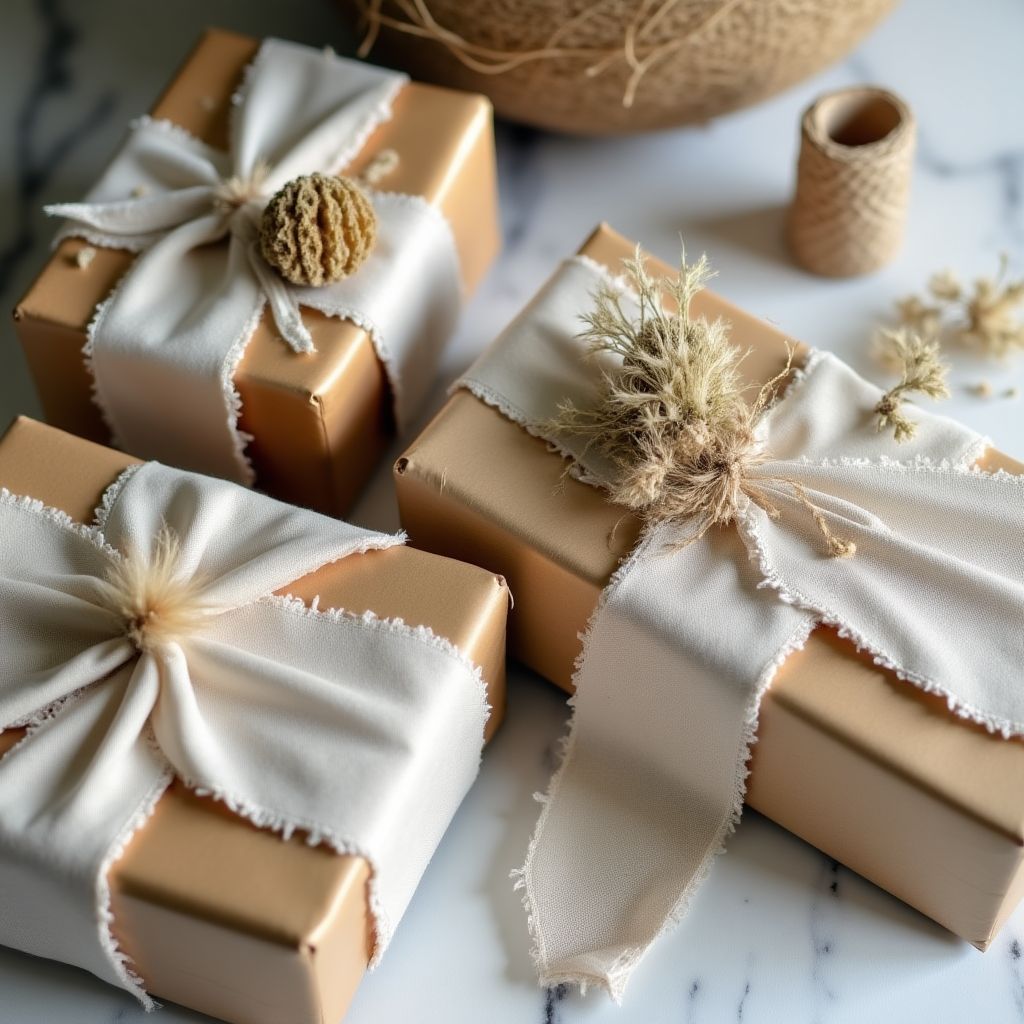 Eco-friendly gift wrapping